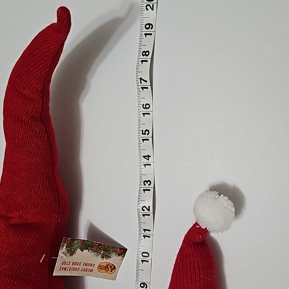 Christmas Gnome Door Stop Decor Bundle Lot of 2 - Picture 6 of 9
